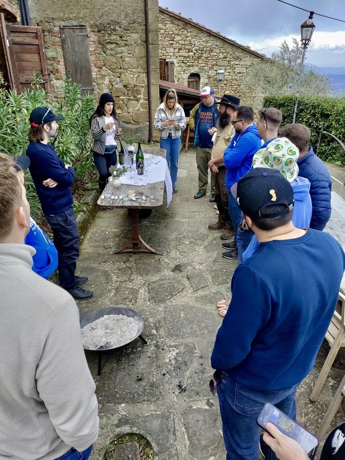 Beer and olive oil tasting