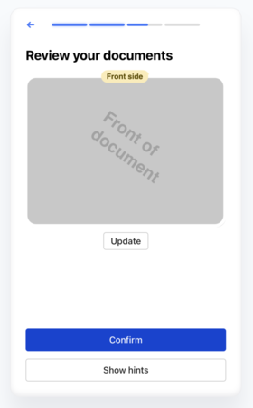 Proof of funds screen 4