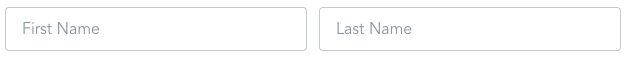 Address name default layout